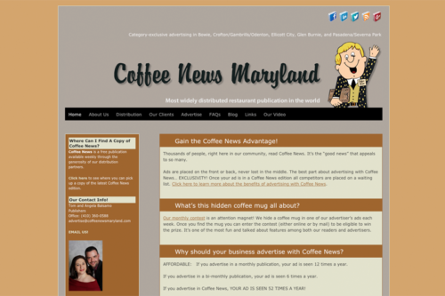 Website: Coffee News Maryland (old)